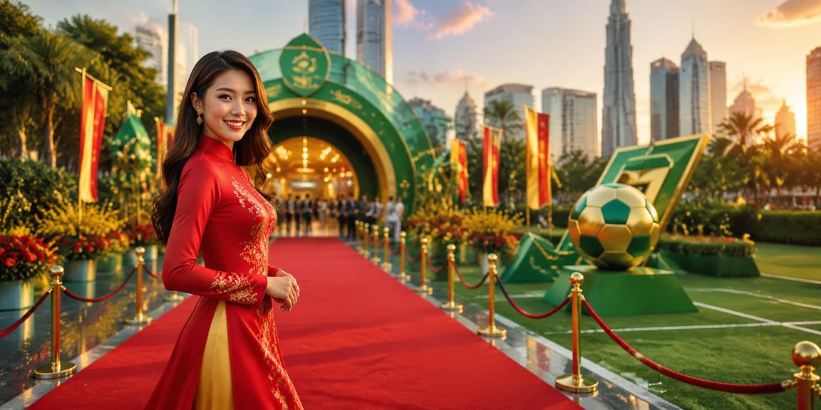 Sòng casino giải trí sôi động tại TP Hồ Chí Minh với người chơi đặt cược lớn trong trang phục áo dài