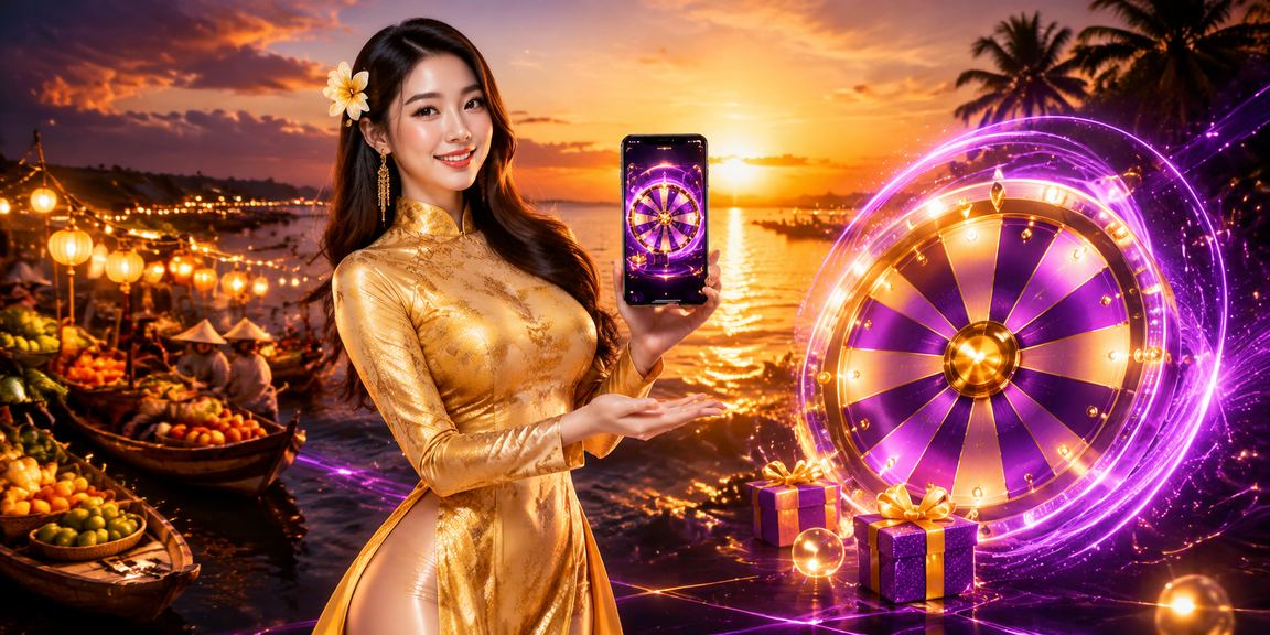 Bàn chơi Roulette với người chơi mặc áo dài tại Phú Quốc